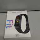 Fitness Tracker with Step Counter/Calories/Stopwatch, Activity Tracker, Health Tracker with Heart Rate Monitor, Sleep Tracker,1.10''AMOLED Touch Color Screen, Pedometer Watch for Women Men (Bordeaux)