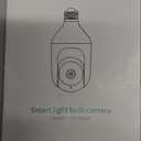 Akasumer Light Bulb Security Cameras Wireless Outdoor Indoor, 2.4GHz WiFi Lightbulb Cameras for Home, 360°PTZ, 2K Color Night Vision, Motion Detection, 2Way Audio, Spotlight Audible Alarm