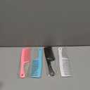 MODENGKONGJIAN 4PCS Wide Tooth Detangling Comb, Large Hair Styling Comb for Curly, Wet, Long Hair (Multi-colored, Polypropylene, Handgrip)