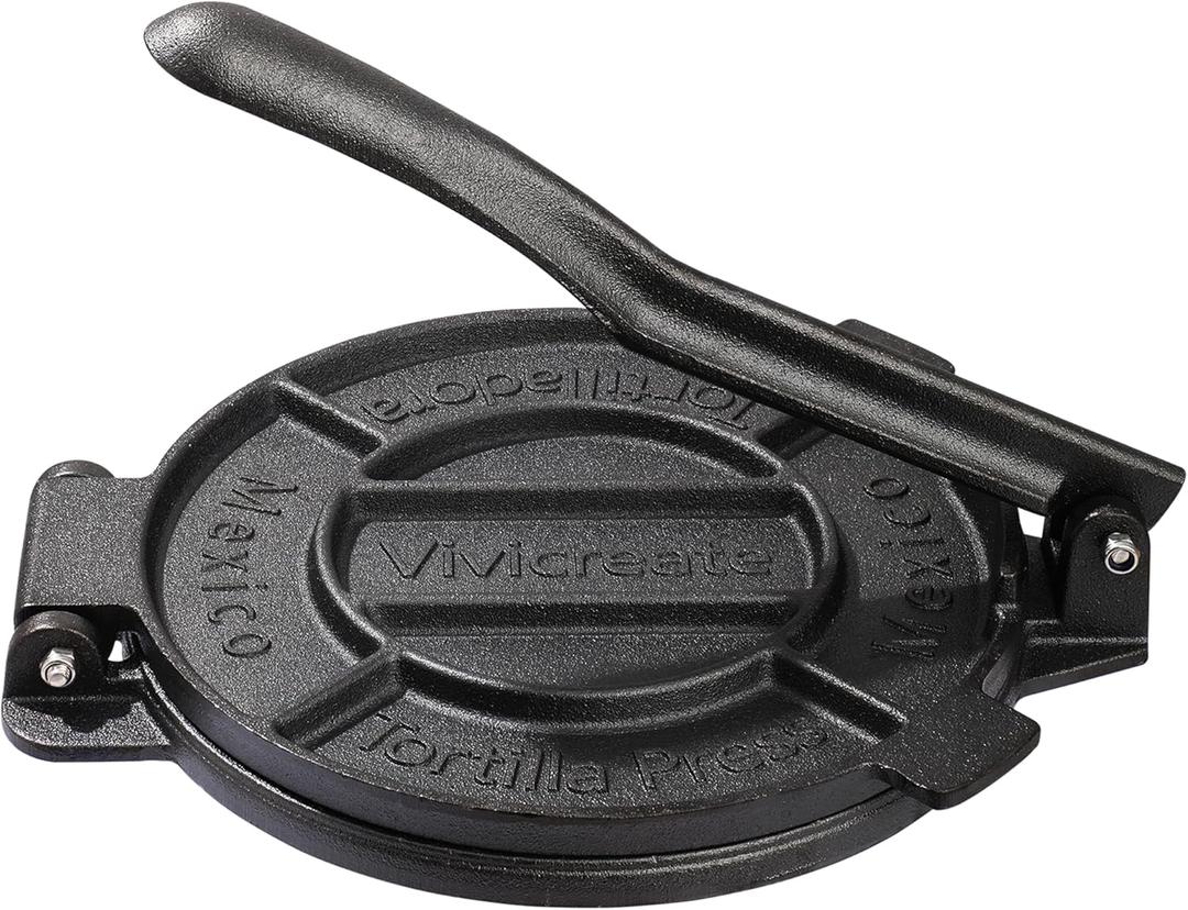 Vivicreate Tortilla Press,Tortilla Maker, Dough Press,Flour Tortilla press, Rotis Press, Quesadilla,Tortilla Makers (8 inch)