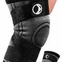 Koprez Knee Compression Sleeve for Men & Women – Premium Knee Brace for Pain Relief, Running, Workout & Arthritis Support, Meniscus Tear & Patella Stabilizer, Breathable Sports Knee