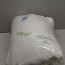 Ultra Soft Twin Size Mattress Topper - Viscose Made from Bamboo Pillow Top Mattress Pad for Back Pain Relief - Naturally Cooling for Hot Sleepers, Green