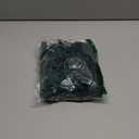 Deconovo Christmas Velvet Throw Pillow Covers, Set of 2, Decorative Pom-poms Soft with Invisible Zipper Cover for Sofa,Dark Green,16x16 Inch