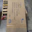 Shintenchi 6x4 FT Outdoor Storage Shed with Window, Outdoor Waterproof Storage Shed Metal Garden Shed with Lockable Single Door, Weather Resistant Tool Storage House Shed for Garden,Backyard,Gray