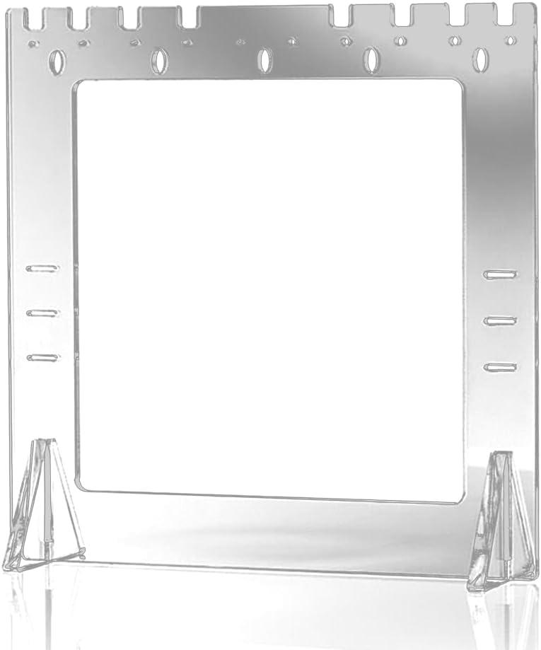 RENIAN Jewelry Photography Props Board Acrylic Frame Tabletop Stand for Studio Shooting Necklaces, Stud Earrings and Earrings Drop Dangle Display Holder