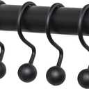 Zenna Home EASY -GLIDE DOUBLE ROLLER HOOKS, 12 Pack