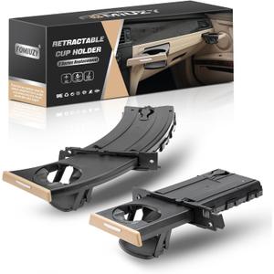 WEILEITE Replacement Cup Holder Compatible with BMW 3 Series E90 E92 328i E93 E91 335i 330i 325i 325xi 328xi 323i 330xi 335xi 335is 335d 2006-2013 Replace 51459173467 51459173473 (Left Driver and Right Passenger Side, beige)