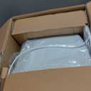 ALPHA BIDET JX2 Elongated Bidet Toilet Seat, White, Endless Warm Water, *NEW* Bowl Mist, LED Light, Quiet Operation, Wireless Remote, Stainless Steel Nozzle, Sittable Lid