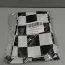 20Pcs Race Car Square Balloons Black and White Checkered Balloon Set for Boy Adult Wheel Tire Checkered Party Decoration for Racing Party Square Balloon Wall, Boys Birthday Favors 13.3In