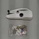 Hand Held Sewing Machines For Adults, Hand Held Sewing Machines for Hemming with Test Fabric(Not second-hand), Easy To Use Rechargeable Hand Sewing Machine for Beginners, Women(WHITE)