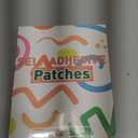 Chenille Letters Patches Self-Adhesive for Clothing: NICEVINYL 30pcs White Vowel Letters Patches Sew on for Fabric - Fuzzy A-E-I-O-U Varsity Letter Stickers for Backpacks Trucker Hats Makeup Bags