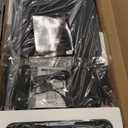 Walking Pad Treadmill with Incline,Treadmills for Home and Office,340 Lb Capacity,4 in 1 Portable Under Desk Treadmill with Remote Control,Large LED Display (Black Orange)