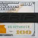 Grip Money Bands (Pack of 3) - BLACK - Premium Silicone Band for Cash & Cards - Slim & Durable Design