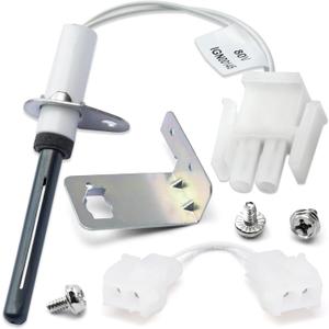 IGN00145 Furnace Ignitors with male plug 80 Volt Silicon Nitride Replacement Furnace Igniters Upgraded Compatible with Trane IGN145, Hot Surface Ignitors with Mounting screws kit