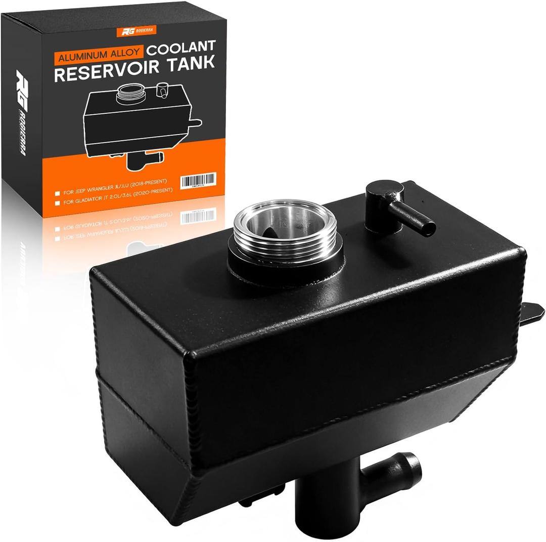 Aluminum Coolant Tank for Jeep Wrangler JL/JLU (2018+) & Gladiator JT 2.0L/3.6L (2020+) - Replaces OEM #68364312AC