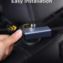 LISEN for iPad Car Holder Back Seat headrest Tablet Holder, Road Trip Essentials Accessories for Women Men Kids Gifts, for Fire HD 2026 iPad Pro 11/13" Air Mini, iPhone, Galaxy Tab, 4.7-12.9" Devices
