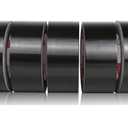 Black Heavy Duty Duct Tape, 2 inches x 30 Yards - 5 Pack, 8.27 mil Thickness, Strong, Flexible, No Residue, All-Weather and Tear by Hand - Bulk Value for Repairs