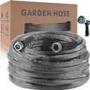 Non-Expanding Garden Hose 100ft  Flexible Water Hose, with 10-Function Spray Nozzle, Lightweight & Durable, Burst-Resistant for Yard, Lawn, Car Wash