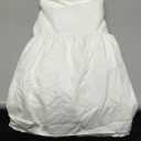 Bed Skirt Twin Size Ruffled Bed Skirt with Split Corners, 14 Inch Drop Dust Ruffle Bed Skirt with Platform, Ivory