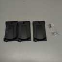 Maxxima 1-Gang Vertical Outdoor Outlet Cover Box, Heavy Duty Weather Resistant, Universal Flip Cover with Auto-Close, Compatible with Standard Outlets, GFCI, Switches & more, Black (3-Pack)