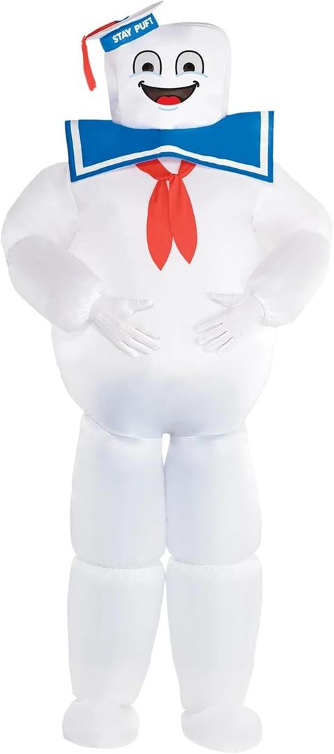 Adorable White Baby Ghostbusters Stay Puft Costume Set (Standard Size) 1 Pack - Premium Material & Uniquely Designed - Perfect For Themed Parties, Halloween & Fun Photoshoots