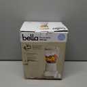bella 10 Speed Countertop Blender, Juicer & Smoothie Maker, Fits-anywhere Kitchenware, Slim Flip & Store Design, Dishwasher Safe 48oz Capacity Pitcher & Lid, Stainless Steel Blade, 450 Watt, Oatmilk