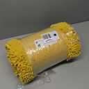 OLANLY Bathroom Rugs Sets 3 Piece, Soft Absorbent Chenille Bath Mats and U-Shaped Contour Toilet Rug, Quick Dry, Home Decor Accessories, Bath Mat Set for Bathroom (36"x24"+24"x16"+24"x20", Yellow)