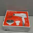 REVLON Infrared Hair Dryer with Diffuser & Concentrator - Ionic Ceramic Blow Dryer for Frizz Control, Shine, Soft Hair & Moisture Protection - 1875W Professional Salon-Quality (White) (Full Size)