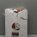 Boho Mid Century Shower Curtain Set with Toilet Lid Cover and Non-Slip Rugs, Abstract Geometric 4 Pcs Modern Minimalist Shower Curtain for Bathroom Set with 12 Hooks