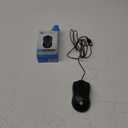 HP Wired Mouse 100 - Precise Optical Sensor with 1600 DPI - Easy USB Connection - Ambidextrous Design - 3 Button Control & Built-in Scrolling - Multi-OS Compatible (6VY96AA#ABL)