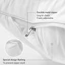 FAVRIQ 18 x 18 Pillow Inserts (Set of 2) - 18 Inch Square Interior Sofa Throw Pillow with 100% Cotton Cover - Decorative Pillow Insert Pair - White Couch Pillow