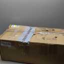 Nordic Simple Floor Lamp with Orange Acrylic Shade, Arc Reading Lamp for Living Room, Study Room & Bedroom Beside, Creative Orange Standing Lamps for Ambient Lighting