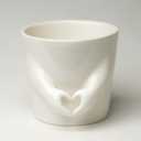 Ice Cream Dessert Heart Handheld Mug 12OZ Original Handmade for Office and Home, Gifts For Women and Men