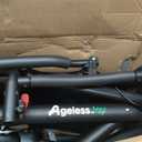 AGELESSJOY Transport Wheelchair for Adults & Seniors, Black
