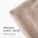 4 x Vitalizart Camel Velvet Ribbon Set 3/8"" x 15 Yd Wooden Spool Fabric Trim 3 Rolls * 5 Yd for Christmas Wreath Decoration Handmade Craft Ornaments Gift Wrapping & Bow Making