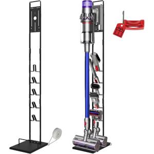 Vacuum Stand Compatible with Dyson V15 V11 V10 V8 V7 V6 with Wheels,Heavy Base Metal Bracket Holder, Storage Bracket Stand for Dyson Cordless Vacuum Cleaners & Accessories & Attachments Vacuum Stand Compatible with Dyson V15 V11 V10 V8 V7 V6 with Wheels,Heavy Base Metal Bracket Holder, Storage Bracket Stand for Dyson Cordless Vacuum Cleaners & Accessories & Attachments