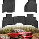 Floor Mats for Dodge Ram 1500 Quad Cab 2013-2018 & Classic 2019-2024