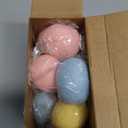 Moukeren Colorful Felted Eggs, Wool Felt Eggs for Spring, Pastel Surprise Egg Decor for Garland Crafts Tree Hanging Ornaments Party Decoration, 2.4 in Tall(Pastel Color,18 Pcs)