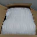 Downluxe Down Alternative Pillows Queen Size Set of 2 - Hotel Collection Soft Bed Pillows for Sleeping, Perfect for Side, Back and Stomach Sleepers, 20 X 28 (Horizontal Stripes)