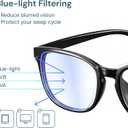 Gaoye Blue Light Blocking Glasses -Fashion Square Eyeglasses, Anti UV Ray Computer Gaming Glasses Blue Blockers for Women/Men