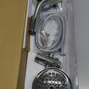 High Pressure Handheld/Rain 82-mode 3-way Shower Head Combo with 25.75" Adjustable Drill-free Stainless Steel Slide Bar, Pet & Tub Power Wash and Anti-clog Nozzles, with 5ft Hose - Polished Chrome