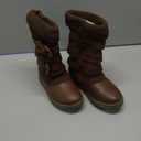 DREAM PAIRS Girl's Winter Snow Boots Faux Fur Lined Mid Calf Shoes (2 Little Kid, Brown)