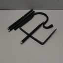 EXCMARK Shepherd Hook Adjustable Height 32/24/16 1/2 inch Thick Use at Weddings, Hanging Solar Lights, Lanterns, Bird Feeders, Metal Hanger Hook (Black,32inch). U.S. Patent.