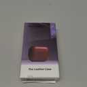 for AirPods Pro 3 (2025) 100% Genuine Leather Case,Full-Grain Leather Cover Case,Handmade Top,Shockproof Protective,Wireless Charging,for AirPods Pro 3rd Gen (Orange, No Rope)