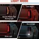 ILONPA (2 Pack) LED Tail Light Assembly fit for 2007-2014 Chevy Suburban 1500 2500, 2007-2014 Chevy Tahoe [only Incandescent Models], Taillight Assembly w/o Blind Spot, Black Housing Clear Lens