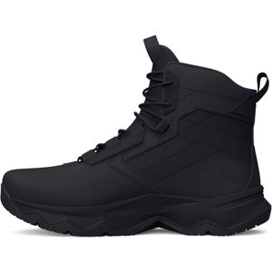 Under Armour Men's Stellar G2 6" Lace Up Military and Tactical Boot (10, (001) Black/Black/Pitch Gray)