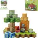 Magnetic Blocks - 100PCS Build Mine Magnet World Set, Educational Magnetic Tiles Building Toys for Boys & Girls, STEM Sensory Toys for Toddlers Kids Age 3+