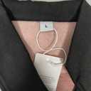 Women's Pink Mid Long Peacoat 2025 Fall Winter Double Breasted Lapel Neck Peacoat Jacket Outwear with Pocket Large