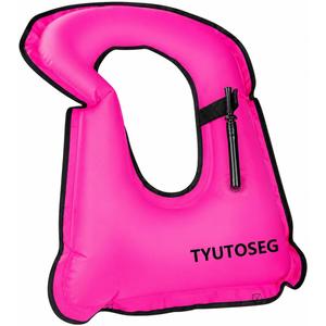 Inflatable Snorkel Vest Adult, Snorkeling Jackets,Buoyancy Vest for Snorkeling Boating, Safety Load Up to 220 Ibs