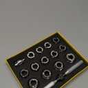 5537 Watch Repair Tool,Watch Case Opener, WatchBack Remover Tool with 13 Dies (18.5-36.5mm) & 6 Anti-Slip Films, Compatible with 5700 Back Opener for Making and Repair